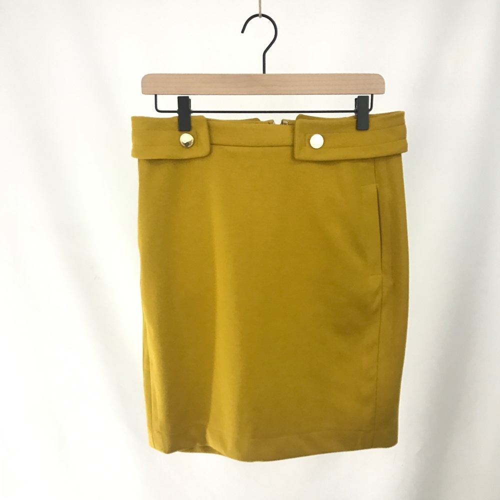 Adrienne Vittadini | Mustard Skirt
